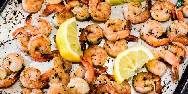 Sheet Pan Lemon Shrimp